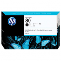 Cartucho de tinta original  -  HP 80  -  negro  -  (C4871A)