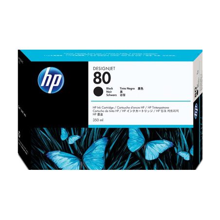 Cartucho de tinta original  -  HP 80  -  negro  -  (C4871A)