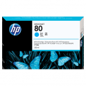 Cartucho de tinta original  -  HP 80  -  cian  -  (C4846A)