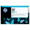 Cartucho de tinta original  -  HP 80  -  cian  -  (C4846A)