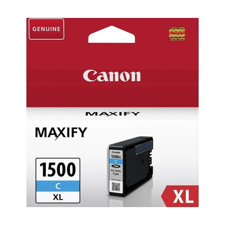 Cartucho de tinta original  -  CANON PGI 1500XL  -  cian  -  (9193B001) -  grande capacité
