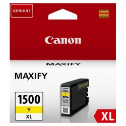 Cartucho de tinta original  -  CANON PGI 1500XL  -  amarillo  -  (9195B001) -  grande capacité