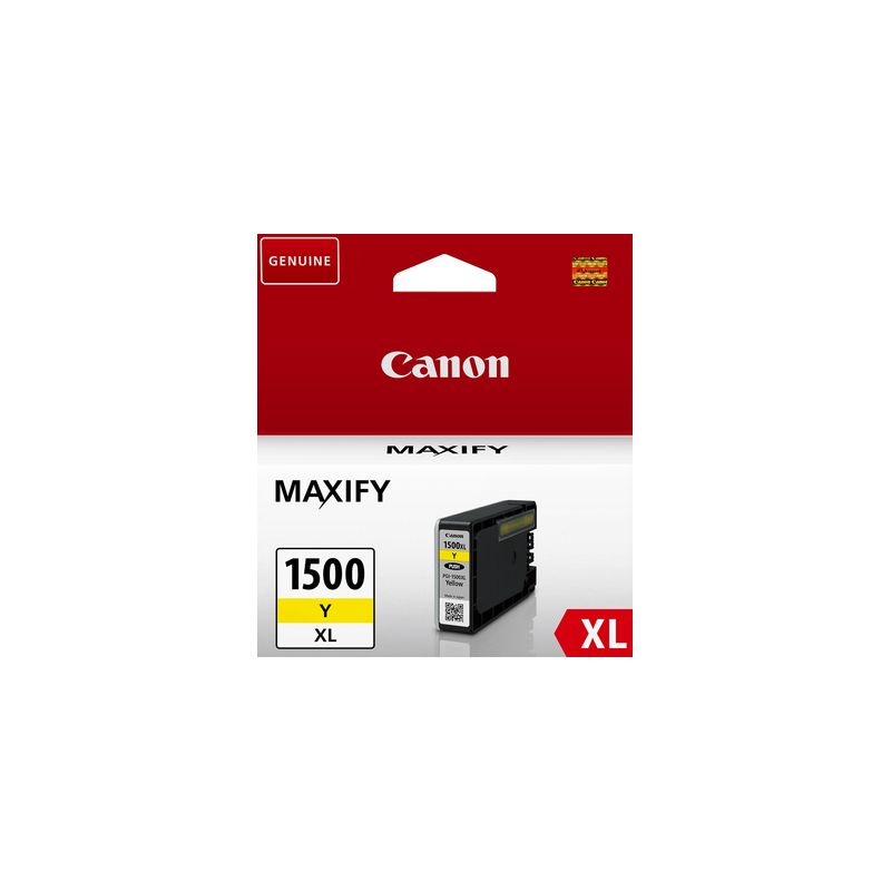 Cartucho de tinta original  -  CANON PGI 1500XL  -  amarillo  -  (9195B001) -  grande capacité