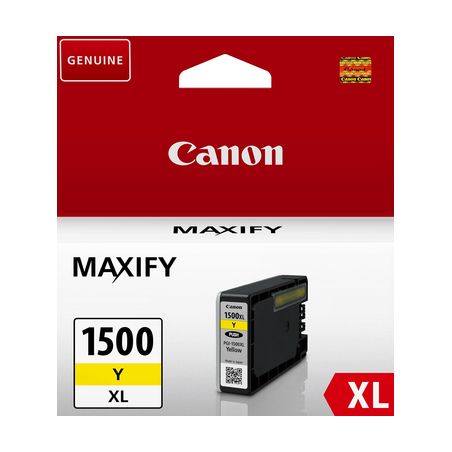 Cartucho de tinta original  -  CANON PGI 1500XL  -  amarillo  -  (9195B001) -  grande capacité