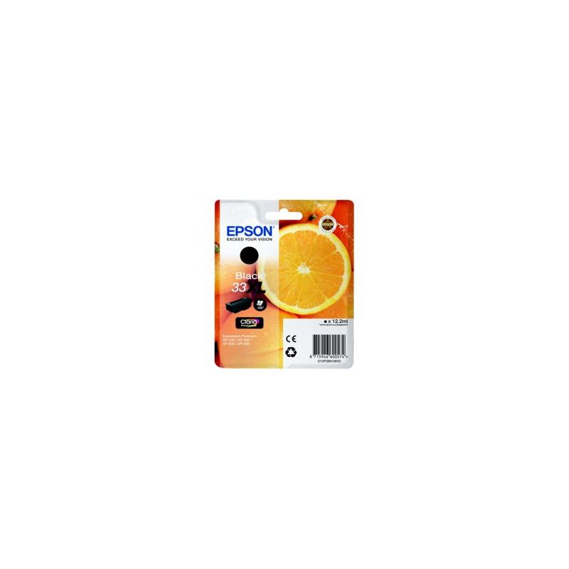 Cartucho de tinta original  -  EPSON 33XL  -  negro  -  (C13T33514012)  -  gran capacidad