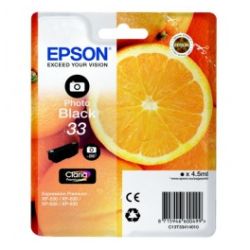 Cartucho de tinta original  -  EPSON 33  -  negro Photo  -  (C13T33414012)