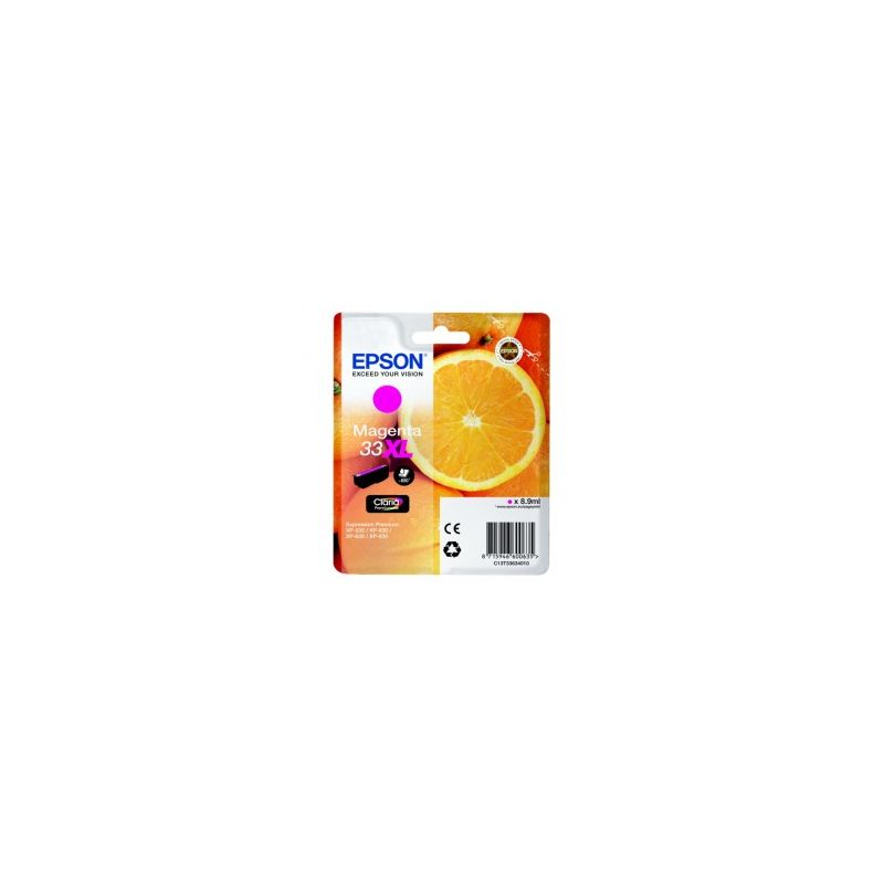Cartucho de tinta original  -  EPSON 33XL  -  magenta  -  (C13T33634012)  -  gran capacidad