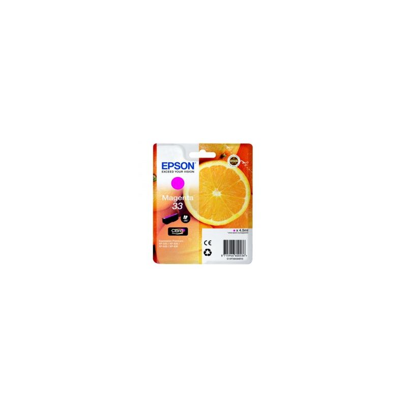 Cartucho de tinta original  -  EPSON 33  -  magenta  -  (C13T33434012)