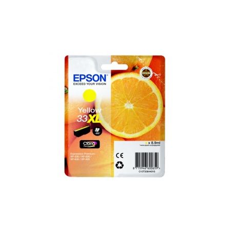 Cartucho de tinta original  -  EPSON 33XL  -  amarillo  -  (C13T33644012)  -  gran capacidad