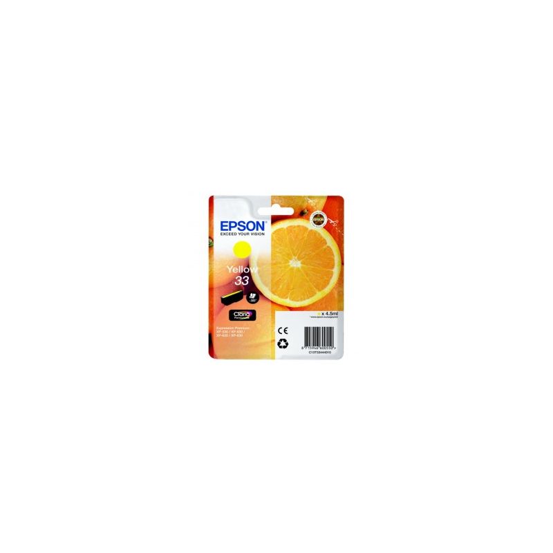 Cartucho de tinta original  -  EPSON 33  -  amarillo  -  (C13T33444012)
