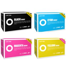 Pack de 4 toners compatibles  -  SAMSUNG P404C  -  1 negro + 1 cian + 1 magenta + 1 amarillo  -  (CLT-P404C)