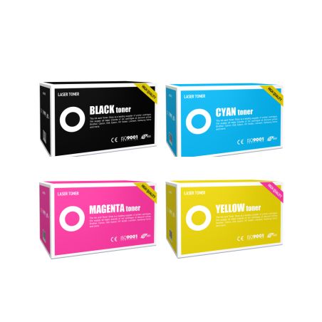 Pack de 4 toners compatibles  -  SAMSUNG P404C  -  1 negro + 1 cian + 1 magenta + 1 amarillo  -  (CLT-P404C)