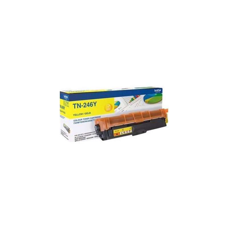 Toner original  -  BROTHER TN-246 Y  -  amarillo  -  (TN-246Y)