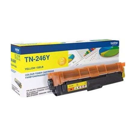 Toner original  -  BROTHER TN-246 Y  -  amarillo  -  (TN-246Y)