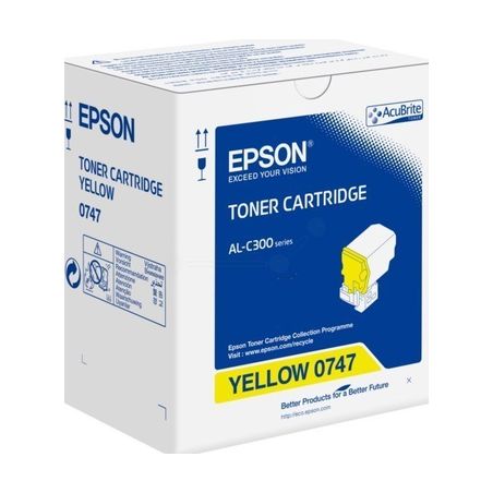 Toner original  -  EPSON 0747  -  amarillo  -  (C13S050747)