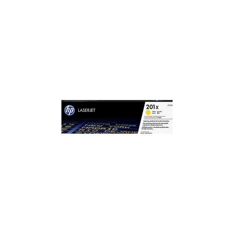Toner original  -  HP 201X  -  amarillo  -  (CF402X)