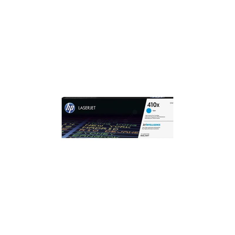 Toner original  -  HP 410X  -  cian  -  (CF411X)