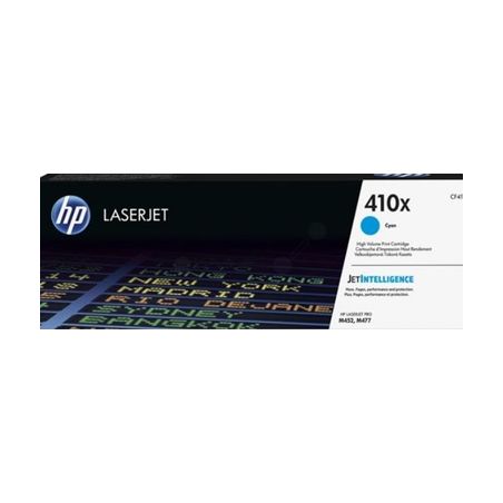 Toner original  -  HP 410X  -  cian  -  (CF411X)