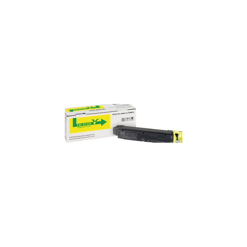 Toner original  -  KYOCERA TK-5140  -  amarillo  -  (1T02NRANL0)