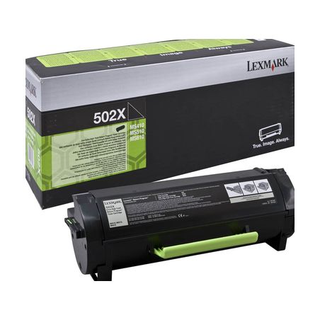 Toner original  -  LEXMARK 502X  -  negro  -  (50F2X00)