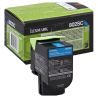 Toner original  -  LEXMARK 802SC  -  cian  -  (80C2SC0)
