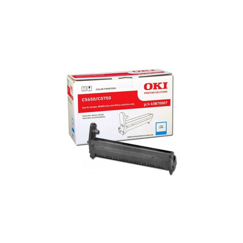 Tambor original  -  OKI 43870007  -  cian  -  (43870007)