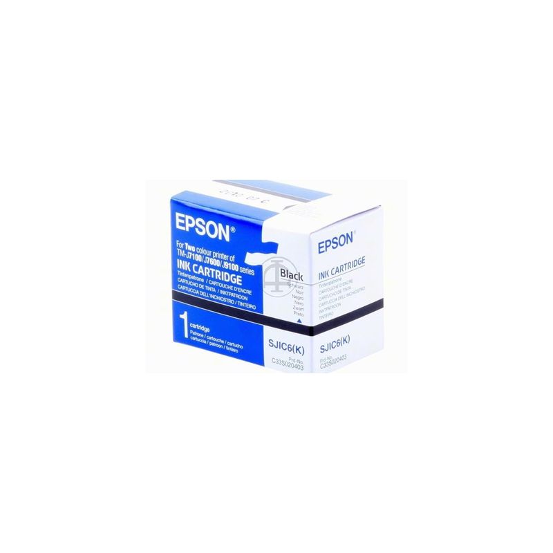 Cartucho de tinta original  -  EPSON SJIC-6-K  -  negro  -  (C33S020403)
