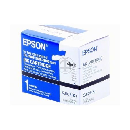 Cartucho de tinta original  -  EPSON SJIC-6-K  -  negro  -  (C33S020403)