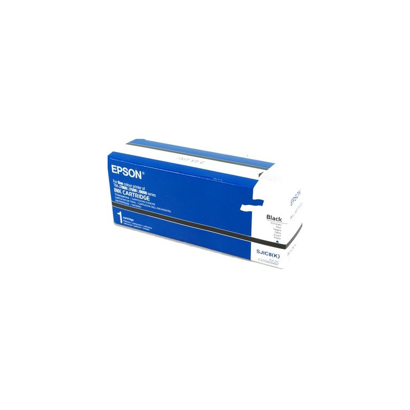 Cartucho de tinta original  -  EPSON SJIC-8-K  -  negro  -  (C33S020407)