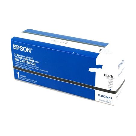 Cartucho de tinta original  -  EPSON SJIC-8-K  -  negro  -  (C33S020407)
