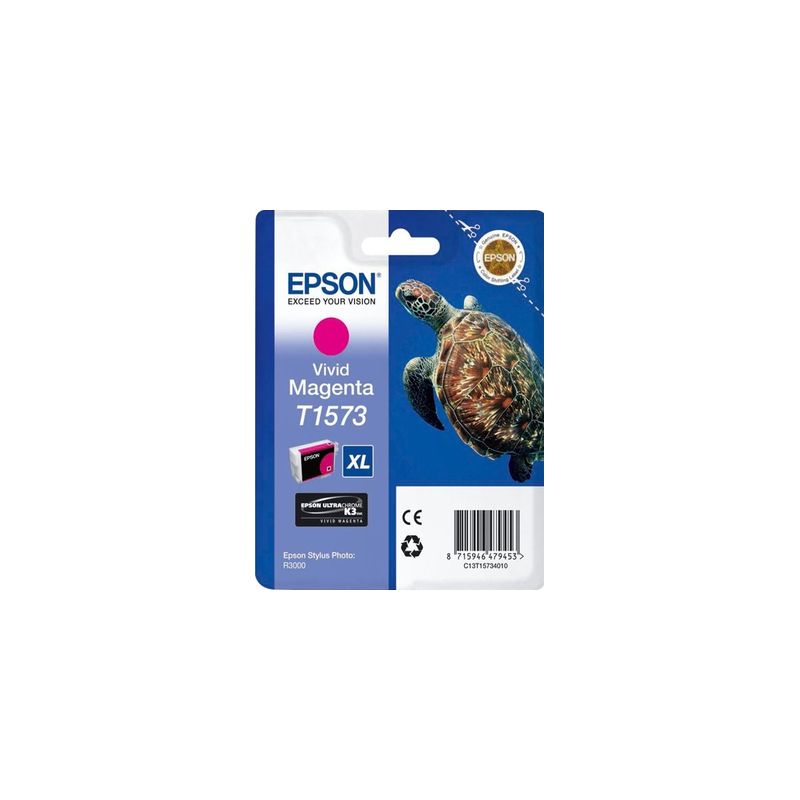 Cartucho de tinta original  -  EPSON T1573  -  magenta  -  (C13T15734010)