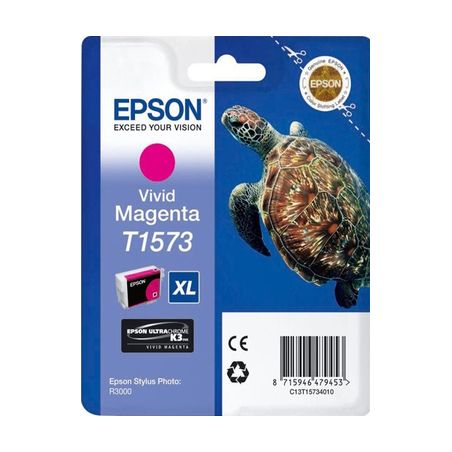 Cartucho de tinta original  -  EPSON T1573  -  magenta  -  (C13T15734010)