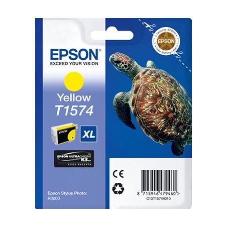 Cartucho de tinta original  -  EPSON T1574  -  amarillo  -  (C13T15744010)