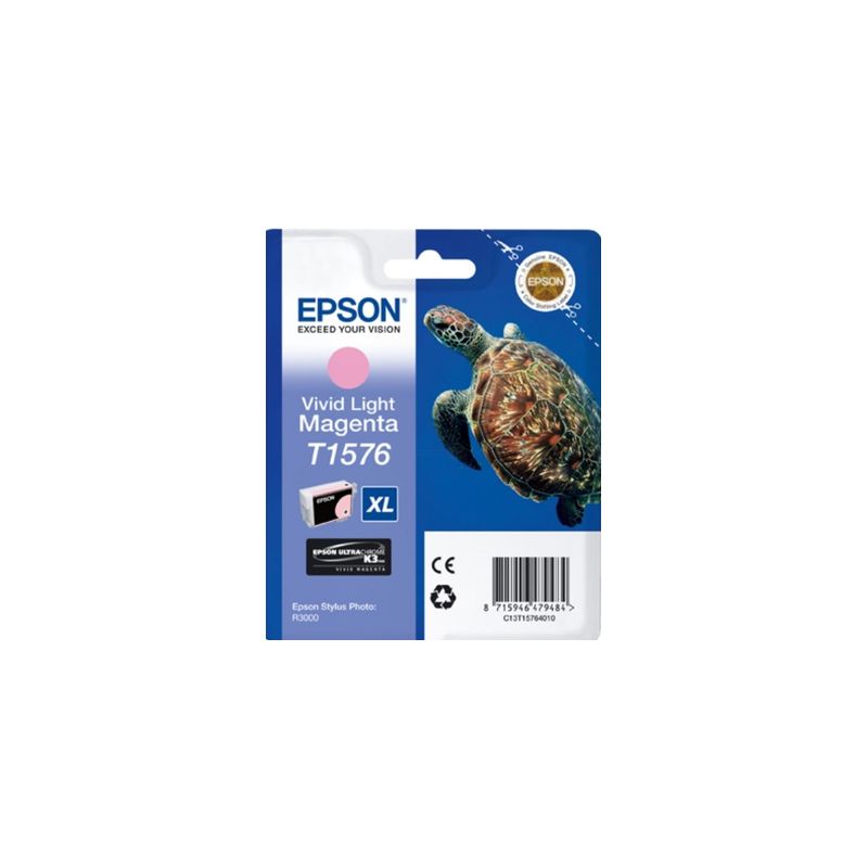 Cartucho de tinta original  -  EPSON T1576  -  magenta claro  -  (C13T15764010)