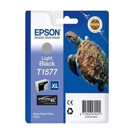 Cartucho de tinta original  -  EPSON T1577  -  gris  -  (C13T15774010)