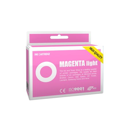 Cartucho de tinta compatible  -  EPSON T411  -  magenta claro  -  (C13T411011)