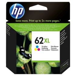 Cartucho de tinta original  -  HP 62XL  -  color  -  (C2P07AE)