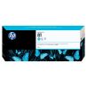 Cartucho de tinta original  -  HP 81  -  cian  -  (C4931A)