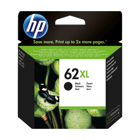 Cartucho de tinta original  -  HP 62XL  -  negro  -  (C2P05AE)