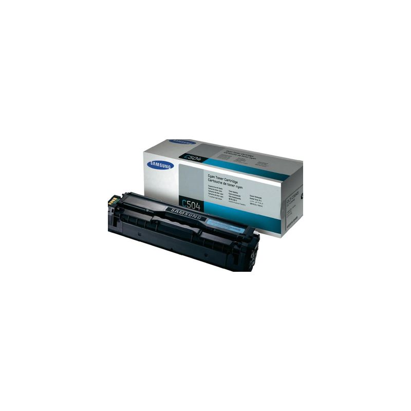 Toner original  -  SAMSUNG CLT-C504 S  -  cian  -  (CLTC504S)