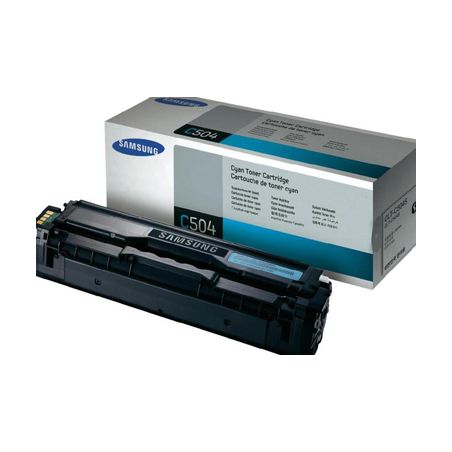 Toner original  -  SAMSUNG CLT-C504 S  -  cian  -  (CLTC504S)