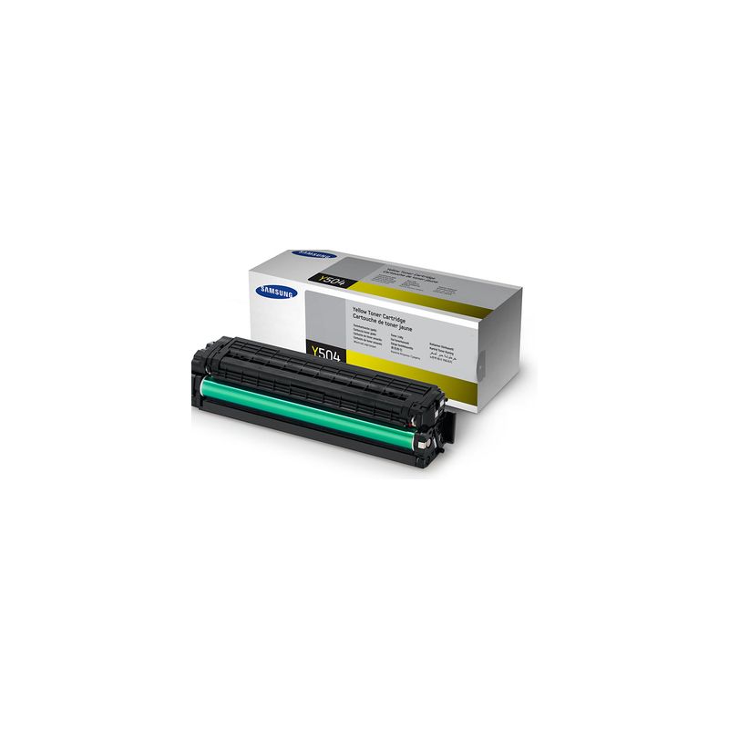 Toner original  -  SAMSUNG CLT-Y504 S  -  amarillo  -  (CLTY504S)