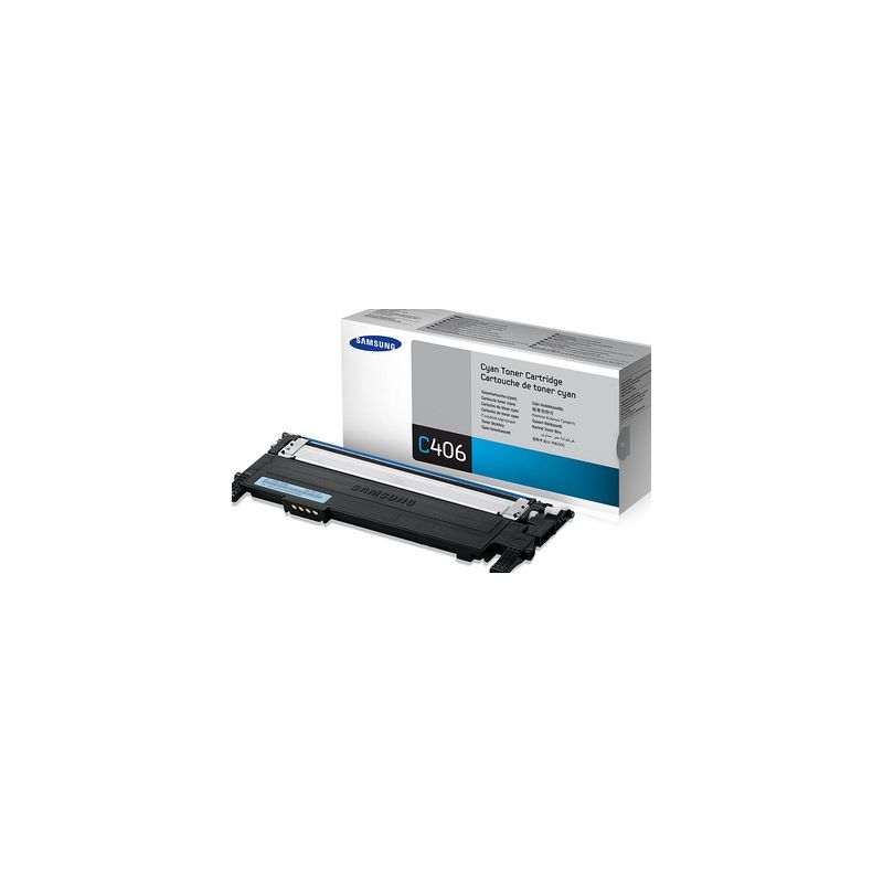Toner original  -  SAMSUNG CLT-C406S  -  cian  -  (CLTC406S)