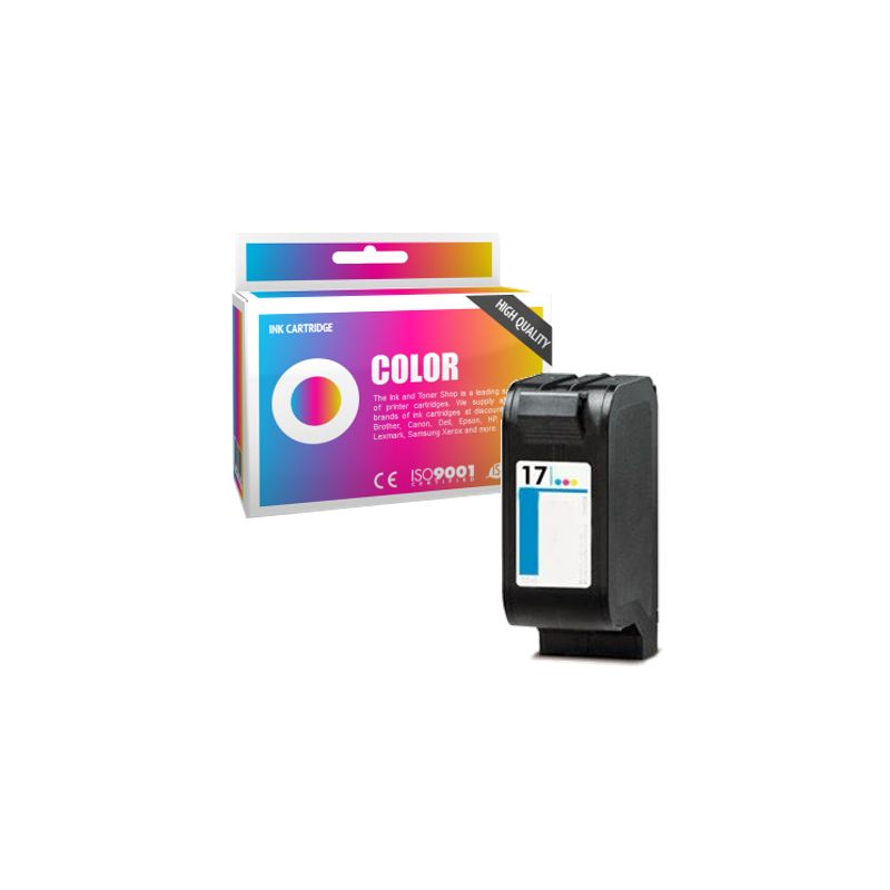 Cartucho de tinta compatible  -  HP 17  -  color  -  (C6625AE)