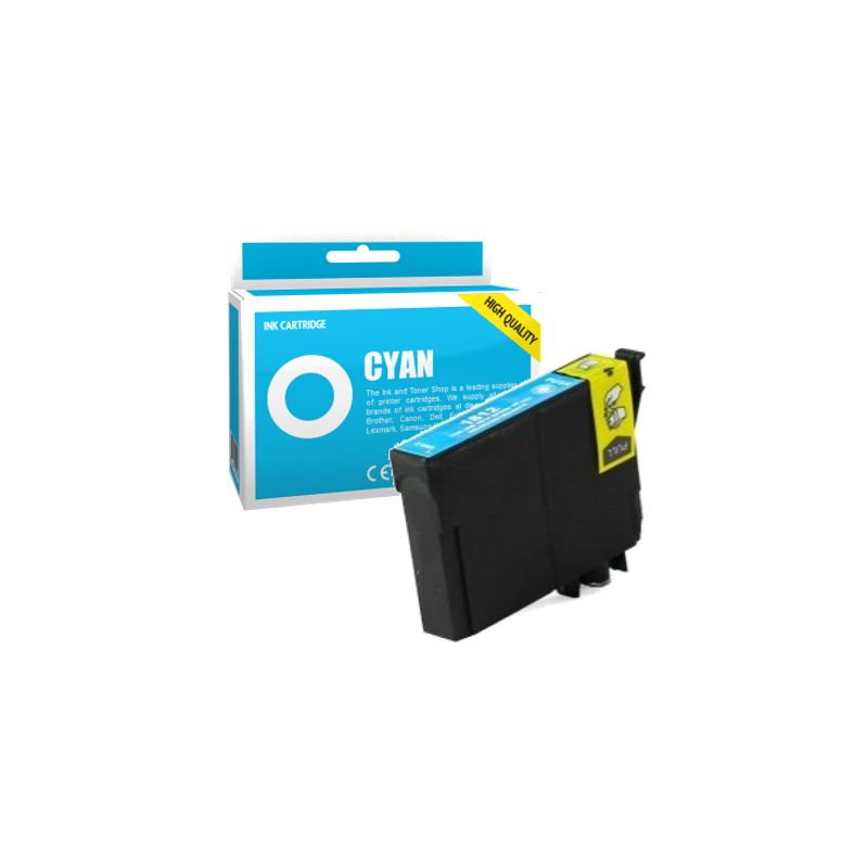 Cartucho de tinta compatible  -  EPSON 18XL  -  cian  -  (C13T18124010)  -  gran capacidad