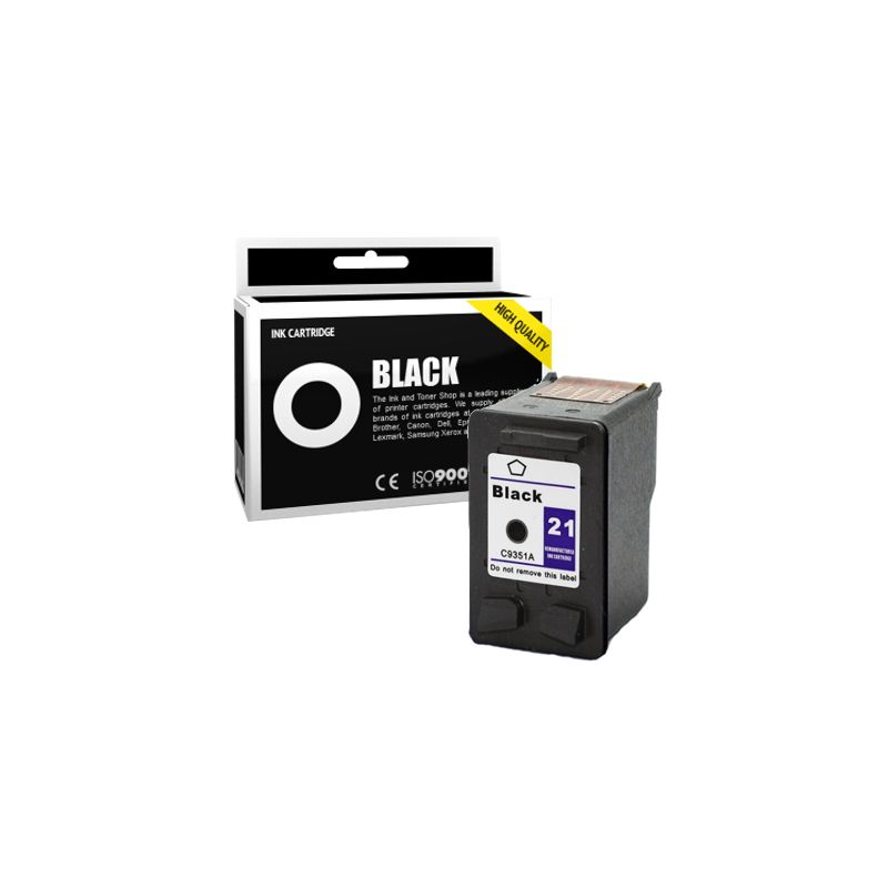 Cartucho de tinta compatible  -  HP 21XL  -  negro  -  (C9351CE)  -  gran capacidad