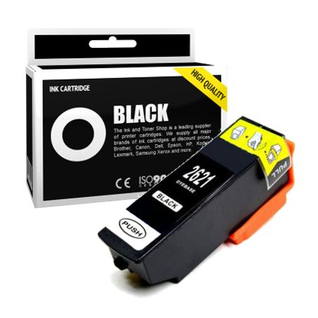 Cartucho de tinta compatible  -  EPSON 26XL  -  negro  -  (C13T26214010)  -  gran capacidad