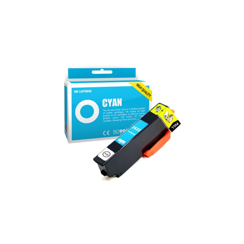 Cartucho de tinta compatible  -  EPSON 26XL  -  cian  -  (C13T26324010)  -  gran capacidad