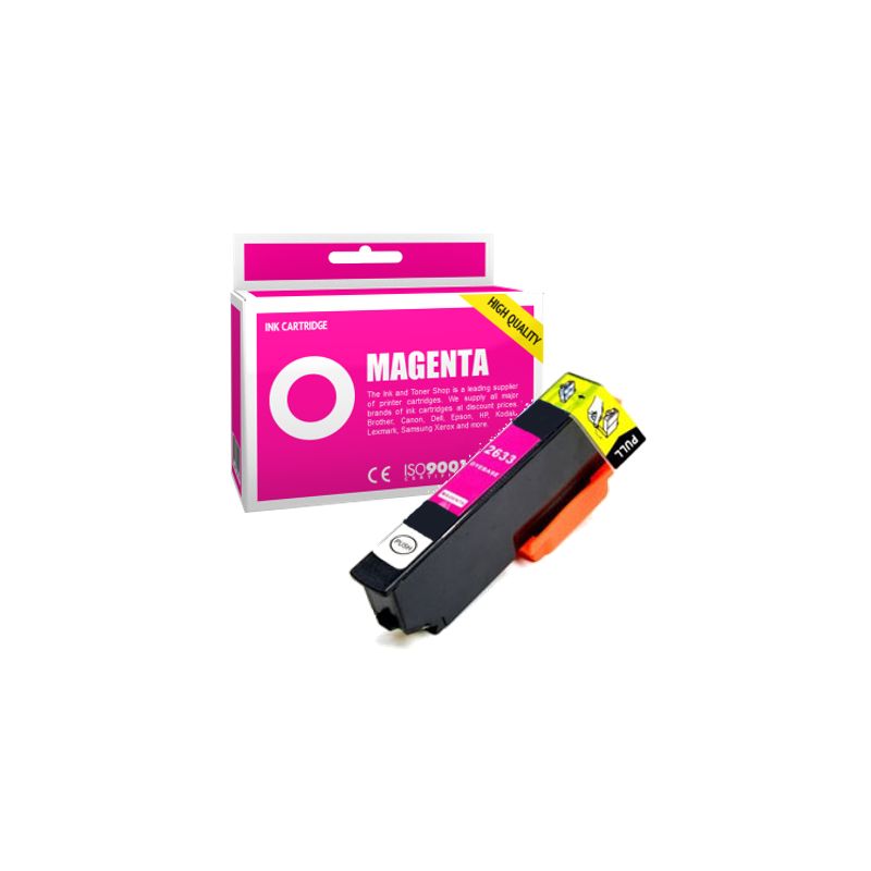Cartucho de tinta compatible  -  EPSON 26XL  -  magenta  -  (C13T26334010)  -  gran capacidad