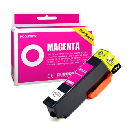 Cartucho de tinta compatible  -  EPSON 26XL  -  magenta  -  (C13T26334010)  -  gran capacidad